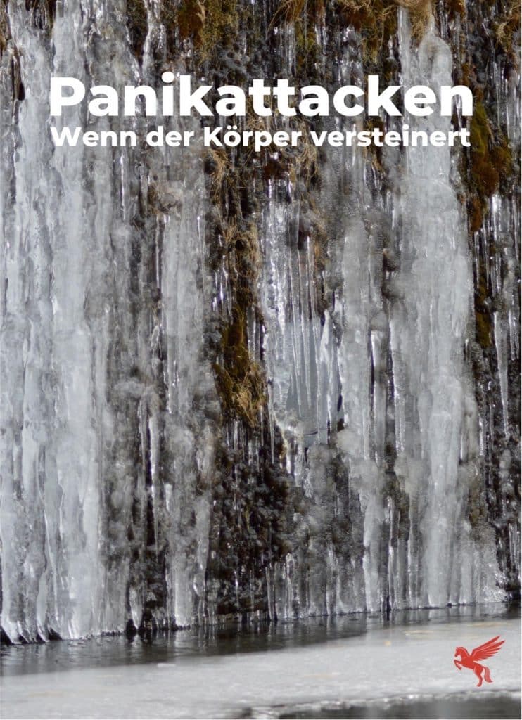 Panikattacke gefrorener Wasserfall